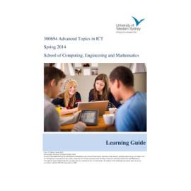 Learning Guide - Advanced Topics in ICT (300694) - Spring 2014