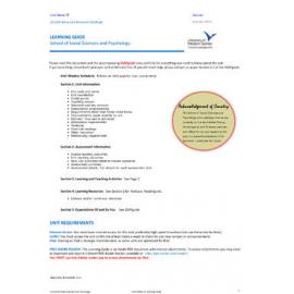 Learning Guide - Advanced Research Methods (101689) - Autumn 2014
