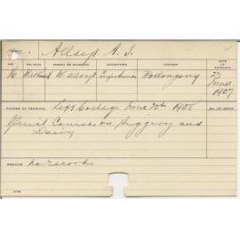 ALLSEP, A J (Special Courses - Piggery & Dairy)