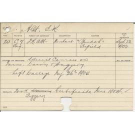 ALLT, Eric R (Certificate - Piggery)