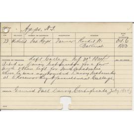 APPS, H J (Certificate - Dairy)