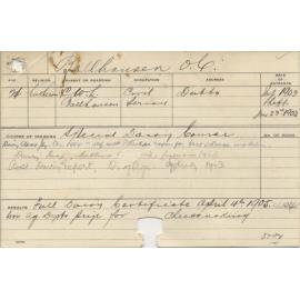 BALLHAUSEN, O C (Hawkesbury Diploma in Dairying (HDD))