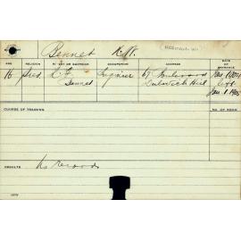 BENNETT, Norman W (Dairy)