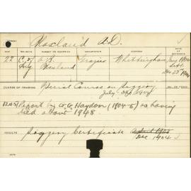 BLAXLAND, AD (Certificate - Piggery)