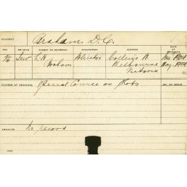 BRAHAM, DC (Special course - Plots)