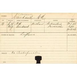 CANDSELL, CN (Hawkesbury Diploma of Agriculture (HDA))