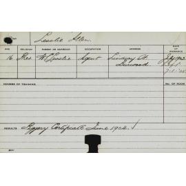 LESLIE, Allen (Certificate - Piggery)