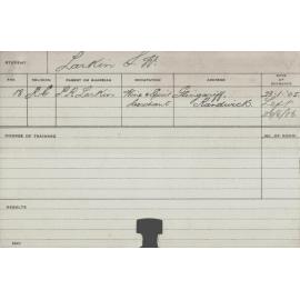 LARKIN, SW (Course Not Identified)