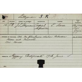 LILLYMAN, SR (Certificate - Piggery)