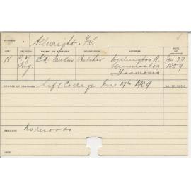 ALLWRIGHT, FS (Course Not Identified)