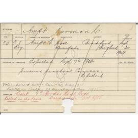 AMPT, Norman (Practical Courses)