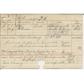 ATKINSON, Thomas Humphrey (Tom) (Hawkesbury Diploma of Agriculture (HDA) & Certificate - Dairy)