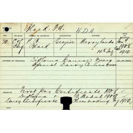 BLACK, FA (Hawkesbury Diploma of Agriculture (HDA)/ Special Course - Dairy)