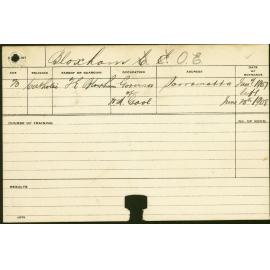 BLOXHAM, Osmond Edward (Diploma?)