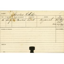 BOWLES, RSC (Diploma?)