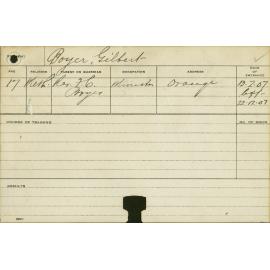 BOYER, Gilbert (Diploma?)