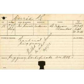 CARRIE, James Evans (Certificate - Piggery)