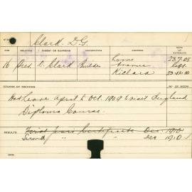 CLARK, DG (Hawkesbury Diploma of Agriculture (HDA))