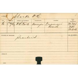 CLARKE, HRC (Practical)