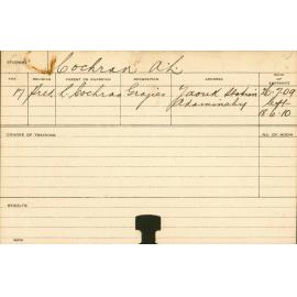 COCHRAN, AL (Practical Class)