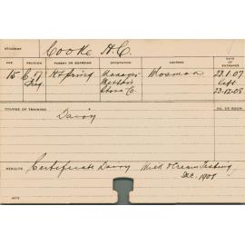 COOKE, HC (Dairy)