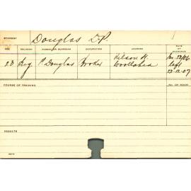 DOUGLAS, DP (Diploma)