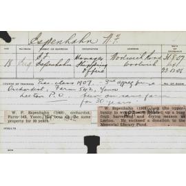 ESPENHAHN, WF (Practical Course)