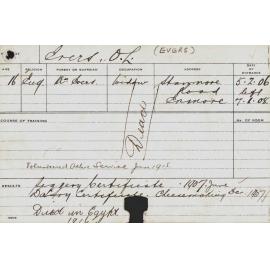 EVERS, OL (Certificate - Piggery, Dairy & Cheesemaking)