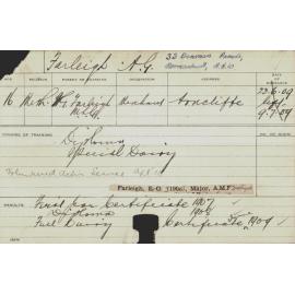 FARLEIGH, AG (Hawkesbury Diploma of Agriculture (HDA) & Certificate - Dairy)