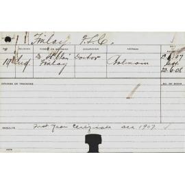 FINLAY, Fawcett SC (Hawkesbury Diploma of Agriculture (HDA) - First Year Certificate)