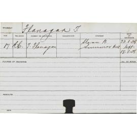 FLANAGAN, J (Course Not Identified)