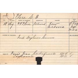 FLERE, Clarence H (Hawkesbury Diploma of Agriculture (HDA))