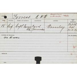 FORREST, Keith HW (Practical Farm Class)