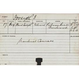 FORSYTH, J (Practical Courses)