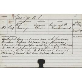 GEORGE, WJ (Special Course - Piggery & Dairy)