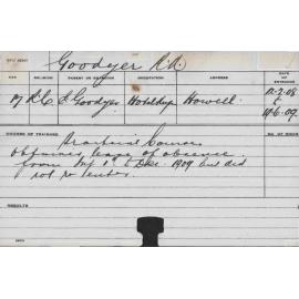 GOODYER, RA (Practical Courses)