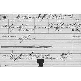 HOOKINS, Sidney B (Diploma)