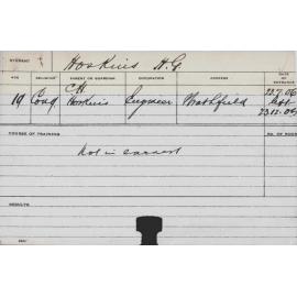 HOSKINS, HG (Practical)