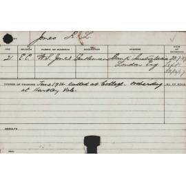 JONES, RL (Course Not Identified)