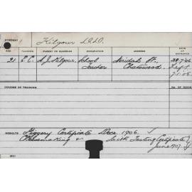 KILGOUR, DD (Certificate - Piggery & Cheese Making)