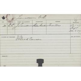 LANSDOWN, OB (Orchard Course)