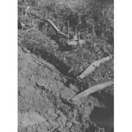 Close-up view of a plough [Hawkesbury Agricultural College (HAC)]