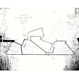 Map of the College within Ham Common - drawn by RL Pudney [Hawkesbury Agricultural College (HAC)]