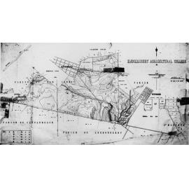 Topographic map of the College - Plan no.2 to accompany 2nd Annual Report of the Chief Engineer for Water Conservation, 1891 [Hawkesbury Agricultural College (HAC)]