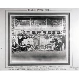 Football (Rugby Union) team - 1st XV, 1891 [Hawkesbury Agricultural College (HAC)]