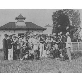 Musson conducting a nature study group [Hawkesbury Agricultural College (HAC)]