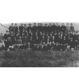 Officers and students, 1892 (Principal Thompson seated centre, front row) [Hawkesbury Agricultural College (HAC)]