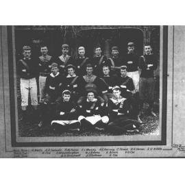 Football (Rugby Union) team - 1st XV, 1895 [Hawkesbury Agricultural College (HAC)]