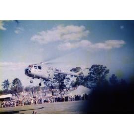 HAC Country Carnival - Royal Australian Navy (RAN) helicopter rescue demonstration [Hawkesbury Agricultural College (HAC)]