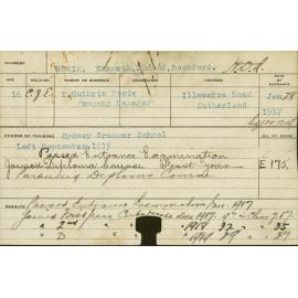 BOWIE, Kenneth Esmond Rochford (Hawkesbury Diploma of Agriculture (HDA))